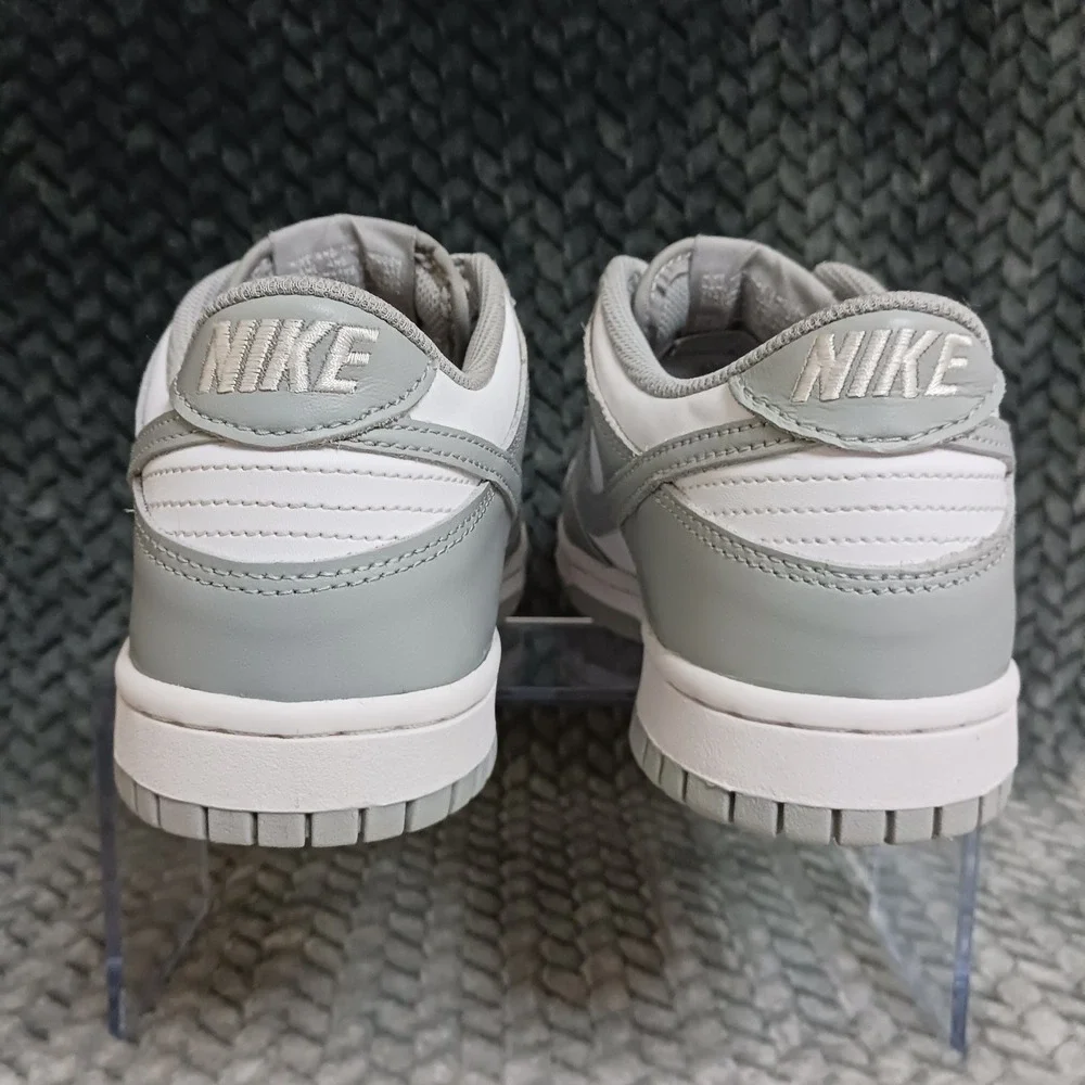 Nike Dunk Low GS White Light Smoke Grey Youth Sneakers Shoes Size 5.5Y